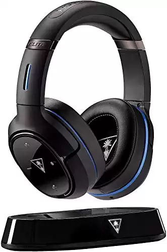 Turtle Beach - Ear Force Elite 800 - Premium Fully Wireless Gaming Headset - DTS Headphone:X 7.1 Surround Sound - Noise Cancellation - Superhuman Hearing - PS4, PS3, and Mobile Devices
