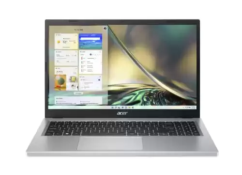 Acer Aspire 3 A315-24P-R75B Slim Laptop | 15.6" Full HD IPS Display | AMD Ryzen 3 7320U Quad-Core Processor | AMD Radeon Graphics | 8GB LPDDR5 | 128GB NVMe SSD | WiFi 6 | Windows 11 Home in S Mod...