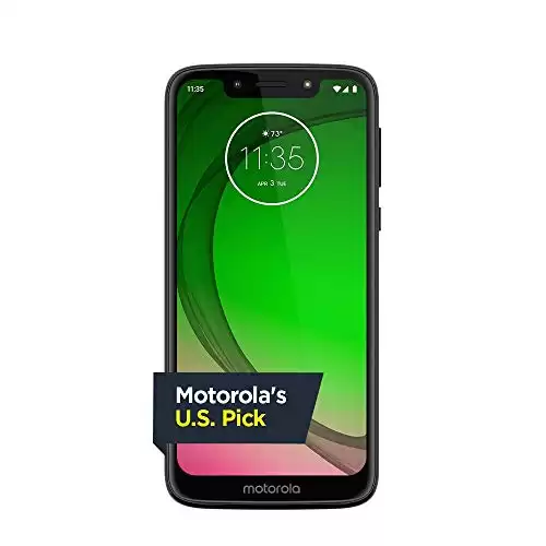 Moto G7 Play 32GB Android Smartphone GSM Unlocked for AT&T / T-Mobile and all GSM carriers - Deep Indigo (Blue) (Renewed)