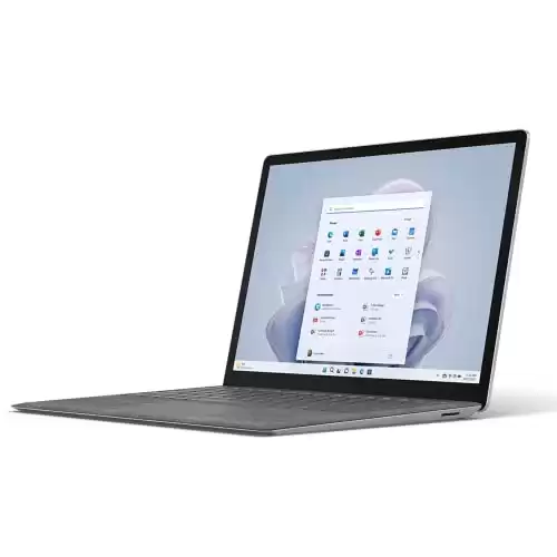 Microsoft Surface Laptop 5 (2022), 13.5" Touch Screen, Thin & Lightweight, Long Battery Life, Fast Intel i5 Processor for Multi-Tasking, 256GB Storage with Windows 11, Platinum