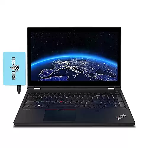 Lenovo ThinkPad P15 Workstation Laptop (Intel i7-10750H 6-Core, 32GB RAM, 1TB PCIe SSD, Quadro T1000, 15.6" 4K Ultra HD (3840x2160), Fingerprint, WiFi, Bluetooth, Webcam, Win 10 Pro) with Hub