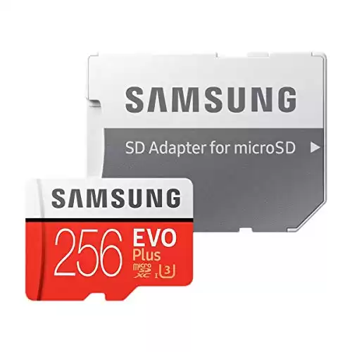 SAMSUNG 256GB EVO Plus MicroSDXC w/Ad
