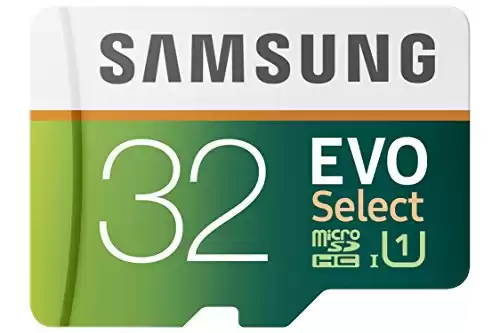 Samsung 32GB 80MB/s EVO Select Micro SDHC Memory Card (MB-ME32DA/AM)