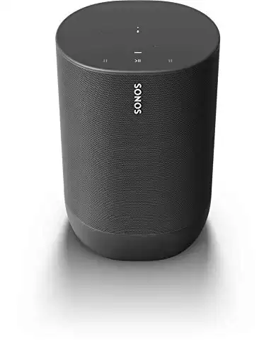 Sonos Move - Battery-Powered Smart Speaker, Wi-Fi and Bluetooth with Alexa Built-in - Black​​​​​​​
