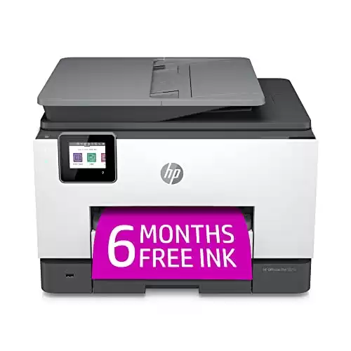 HP OfficeJet Pro 9025e Wireless Color All-in-One Printer with Bonus 6 Months Instant Ink with HP+