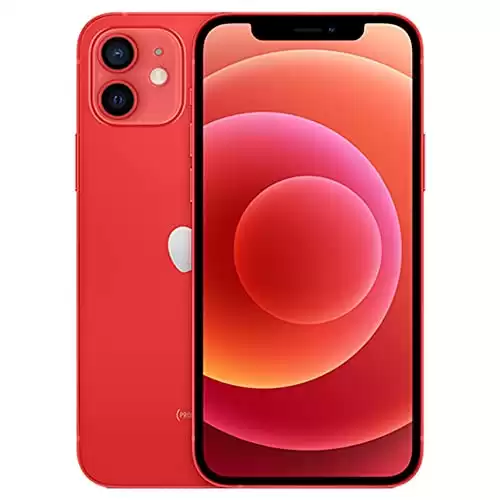 Apple iPhone 12, 64GB, (Product)Red - Fully Unlocked (Renewed)