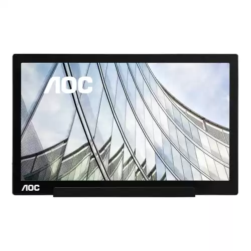 AOC I1601FWUX 15.6" USB-C powered portable monitor, extremely slim, Full HD 1920x1080 IPS, SmartCover, AutoPivot (for devices w/ USB-C DP Alt Mode only)