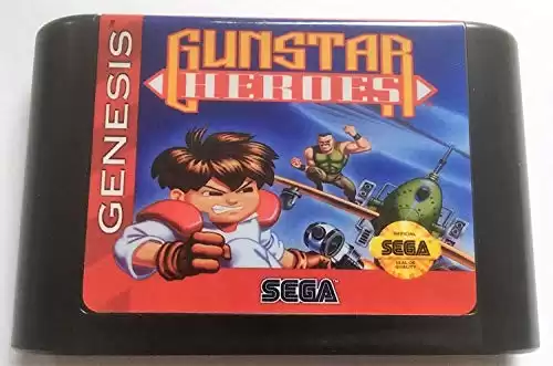 Gunstar Heroes (Sega Genesis / Megadrive) - Reproduction Video Game Cartridge