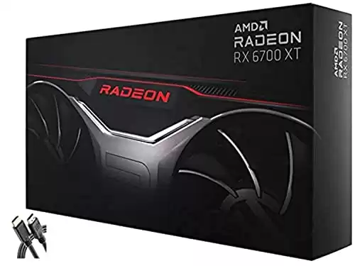 2021 Newest AMD Radeon RX 6700 XT Gaming Graphics Card with 12GB GDDR6, + AllyFlex HDMI