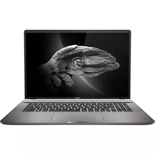 MSI Creator Z17 17" Professional Creator Laptop: Intel Core i9-12900H RTX 3080 Ti 64GB DDR5 2TB NVMe SSD, QHD+ 165hz Touch 100% DCI-P3, Thunderbolt 4 w/ PD Charging, Win 11 Pro: Lunar Gray A12UHS...