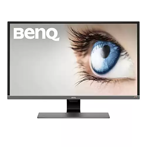 BenQ EW3270U 32 Inch 4K Computer Monitor with Built in Speaker, Freesync, USB-C, HDMI, DP, P3 Colors, Brightness Intelligent Plus and Eye-Care Technology