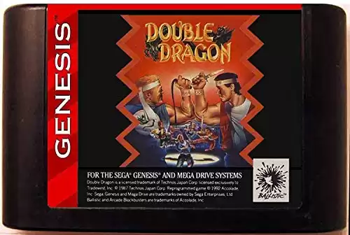 Double Dragon (Sega Genesis) - Reproduction Video Game Cartridge