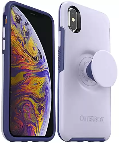 OtterBox + Pop Symmetry Series Case for iPhone Xs & iPhone X (ONLY) Non-Retail Packaging - Lilac Dusk Purple