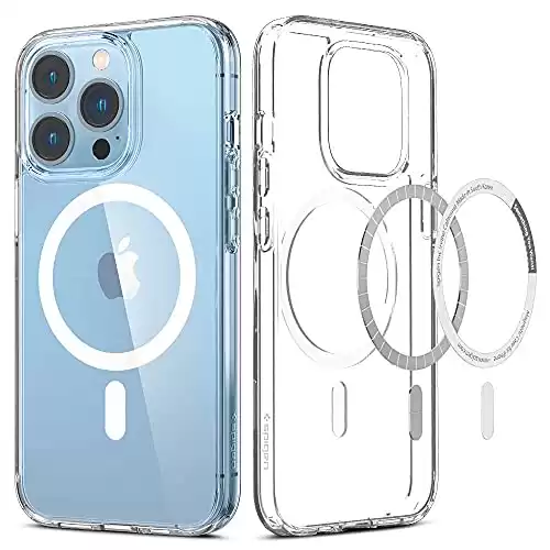 Spigen Ultra Hybrid Mag (MagFit) Compatible with MagSafe Designed for iPhone 13 Pro Case (2020) - White