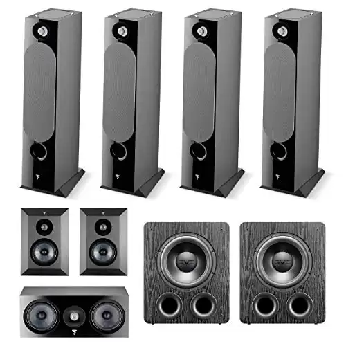 Focal Chora 7.2.4 Dolby Atmos Home Theater System (Black)