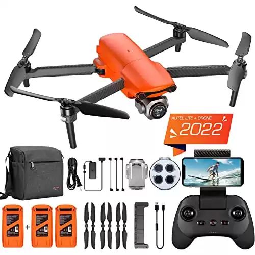 Autel Robotics EVO Lite+ Premium Bundle, 1'' CMOS Sensor with 6K HDR Camera, No Geo-Fencing, 3-Axis Gimbal, 3-Way Obstacle Avoidance, 40Min Flight Time, 7.4 Miles Transmission, Lite Plus Fly...