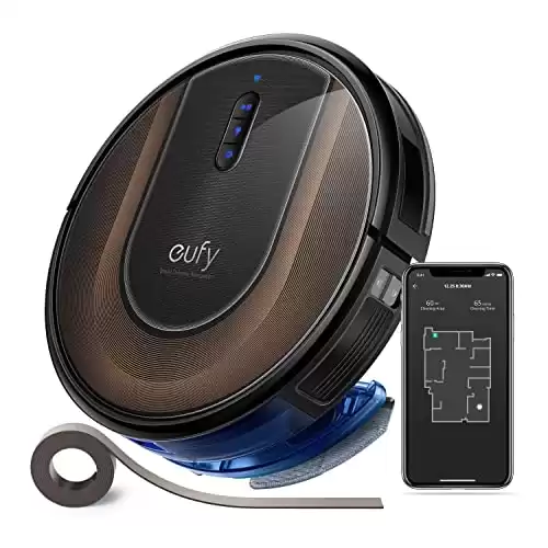 eufy by Anker, RoboVac G30 Hybrid, Robot Vacuum with Dynamic Navigation 2.0, 2-in-1 Vacuum and Mop, 2000 Pa Suction, Wi-Fi, Boundary Strips, Ideal for Pet Owners