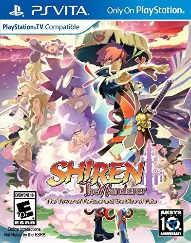 Shiren The Wanderer: The Tower of Fortune and the Dice of Fate - PlayStation Vita