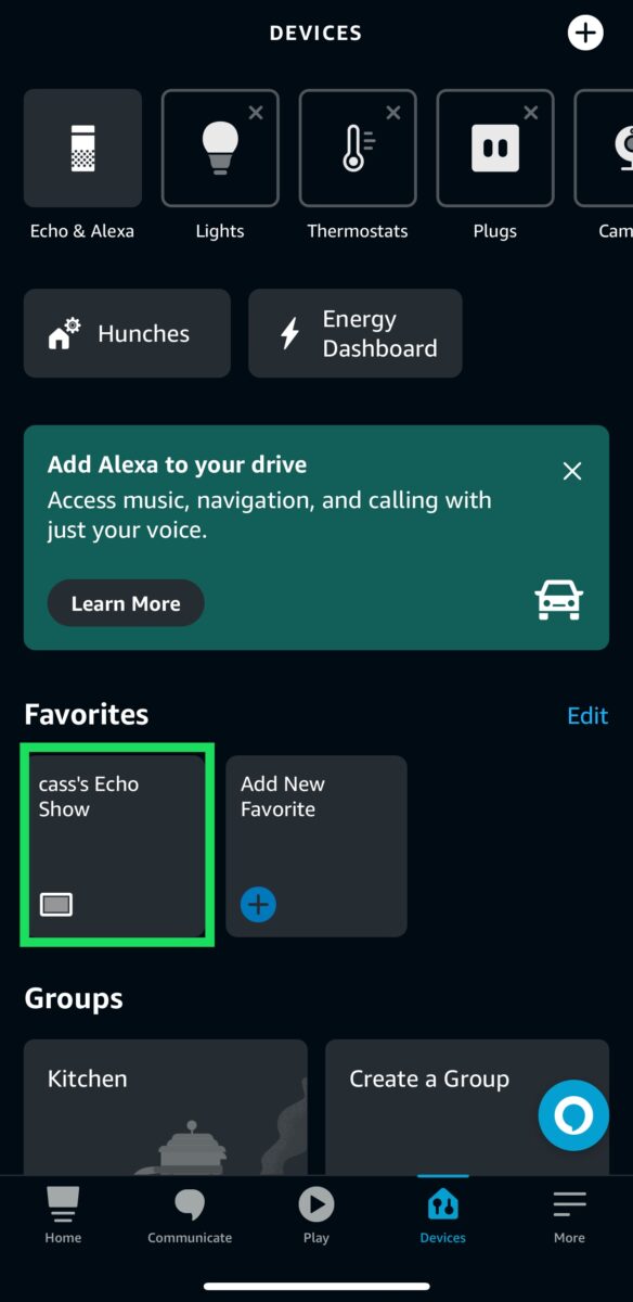 How to Drop in Alexa