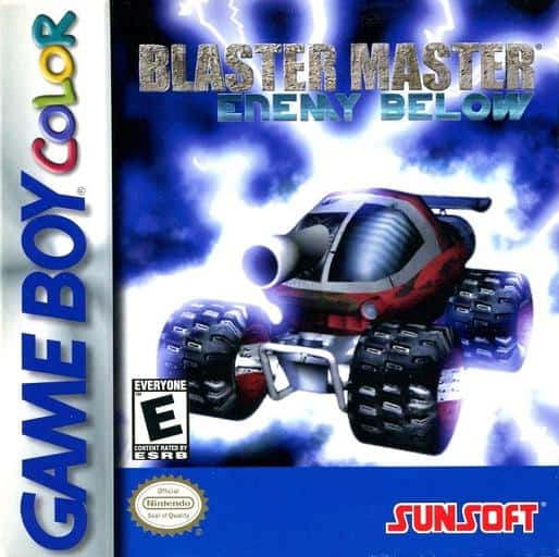 front cover of Blaster Master Enemy Below GBC