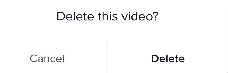 How to Delete a TikTok video