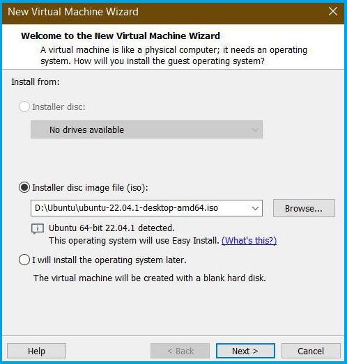 Install the Linux distribution in the virtual machine like a regular computer.
