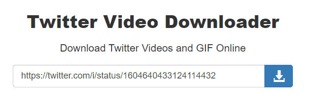 Twitter Video Downloader - Download Twitter Videos and GIF Online