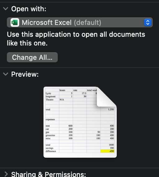 How to Set Excel as Default on Mac