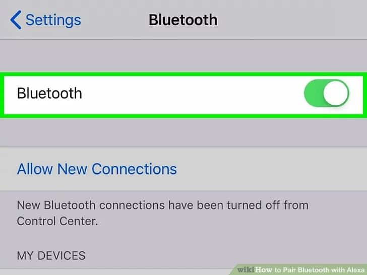 First, enable Bluetooth on your phone.