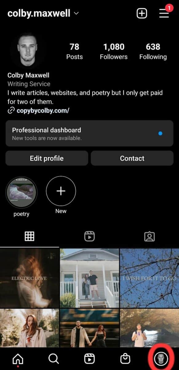 instagram friends and followers settings