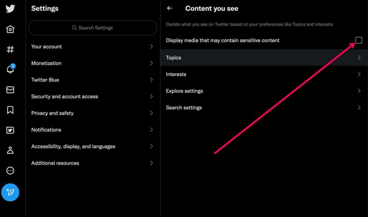 How to See Sensitive Content on Twitter?