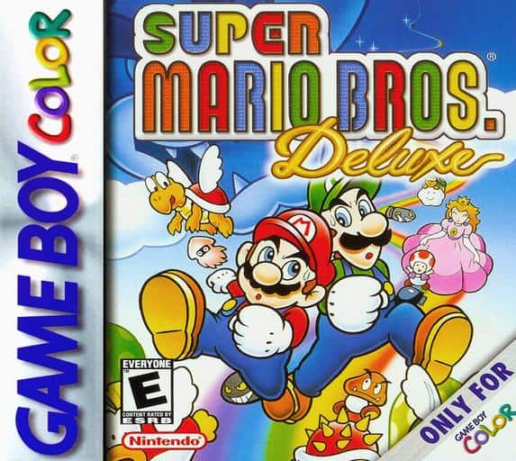 front cover of Super Mario Bros Deluxe GBC