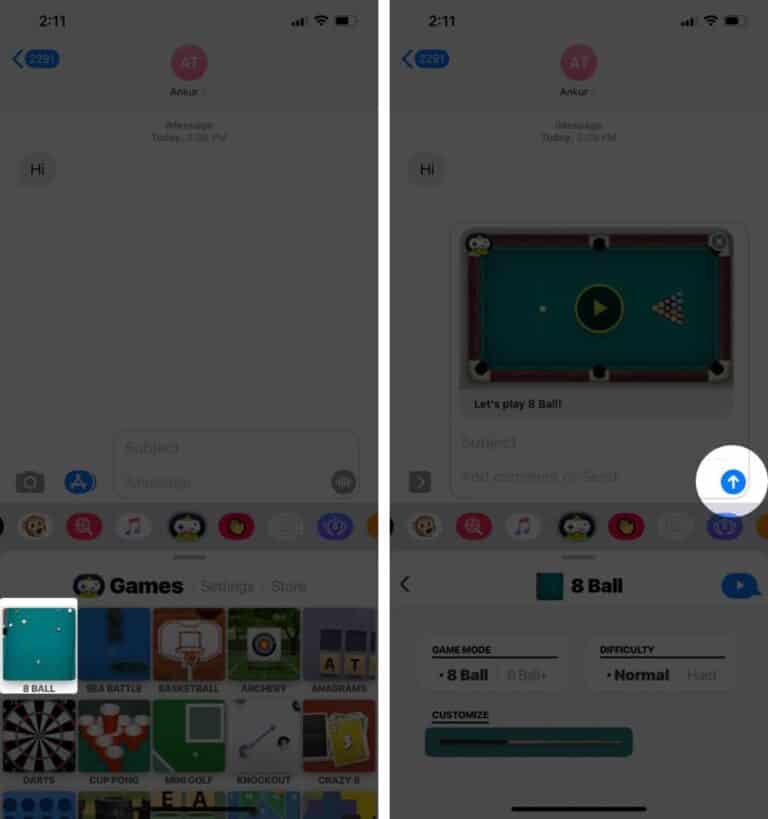 How To Play IMessage Games with Steps And Photos History Computer
