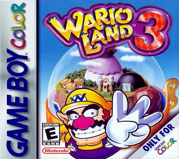 front cover of wario land 3 GBC