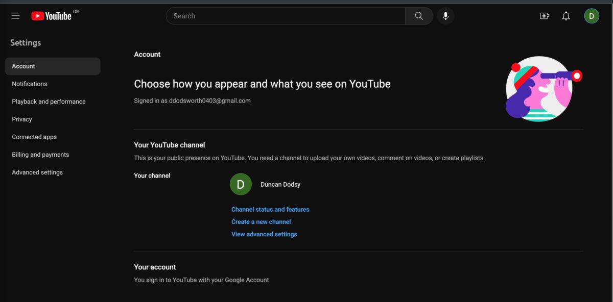 verify your youtube account