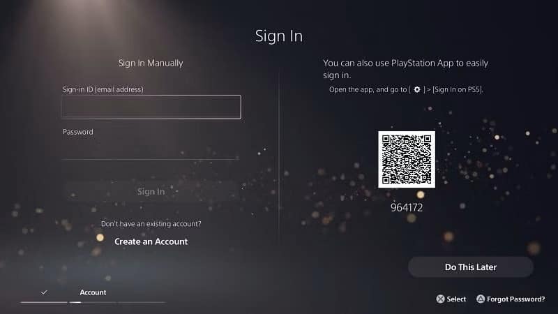 sign into playstation network