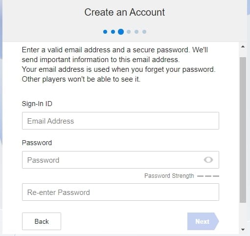 How to create an account on Playstation 