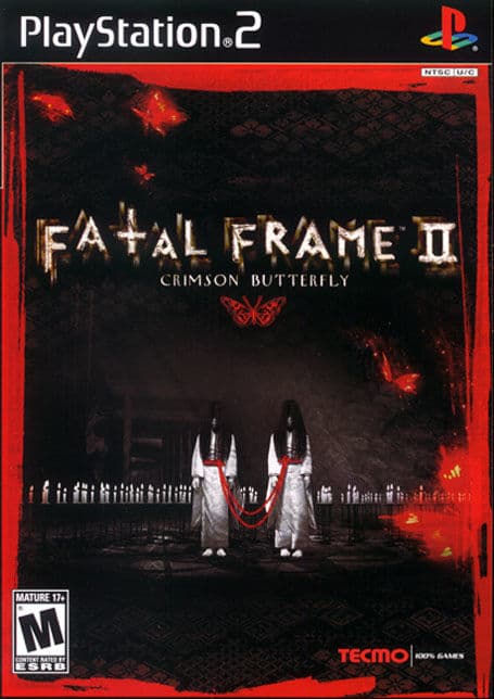 front cover of fatal frame 2 crimson butterfly ps2 game