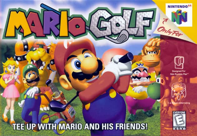 front cover of mario golf gbc