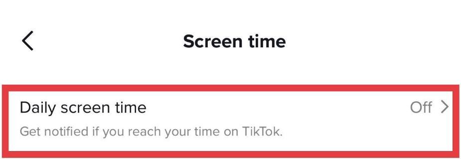 TikTok Screentime