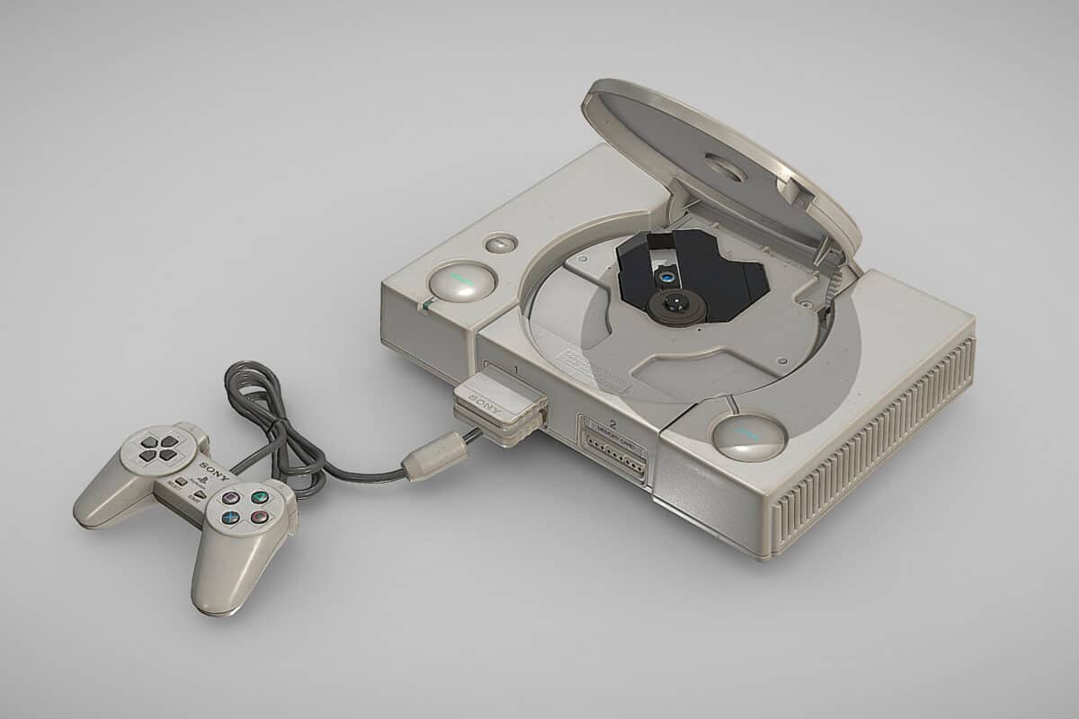 Playstation 1 console 3D model