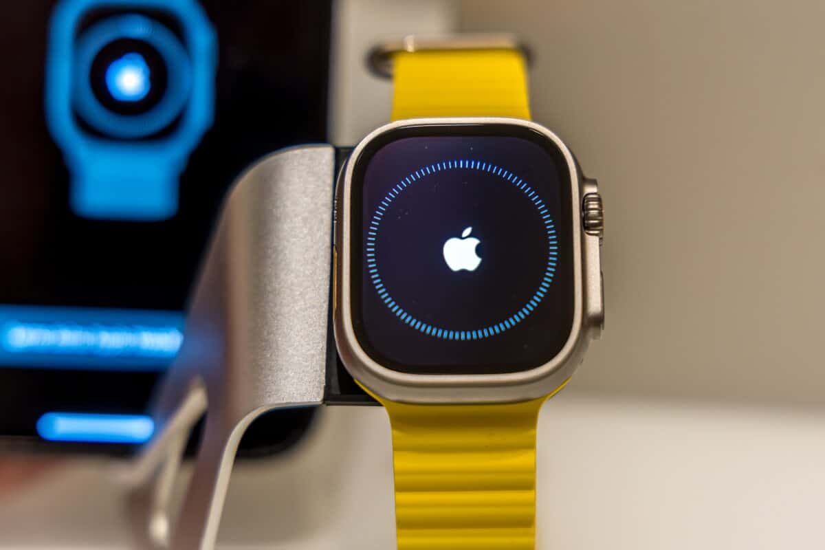 upclose of apple watch 8