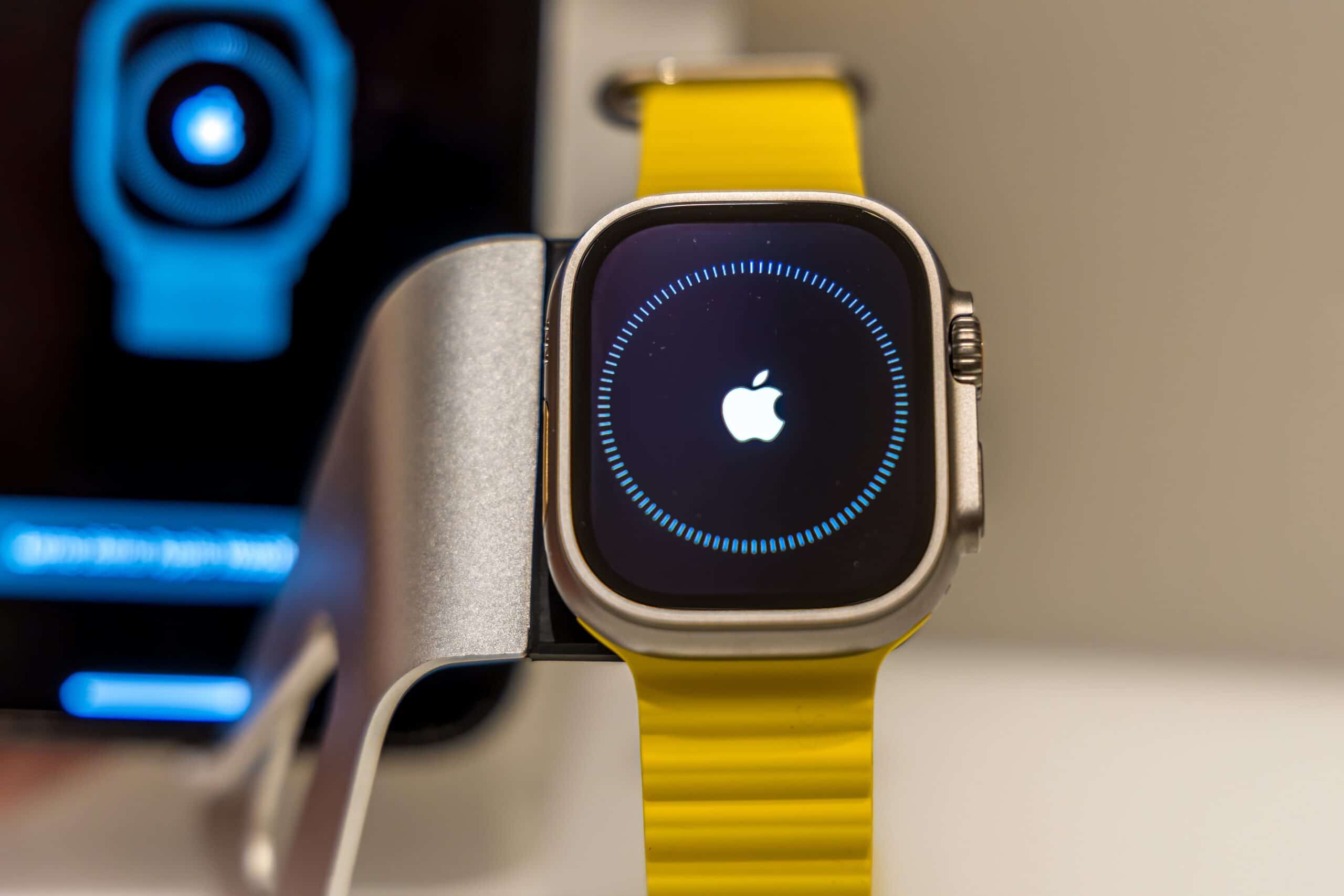 upclose of apple watch 8
