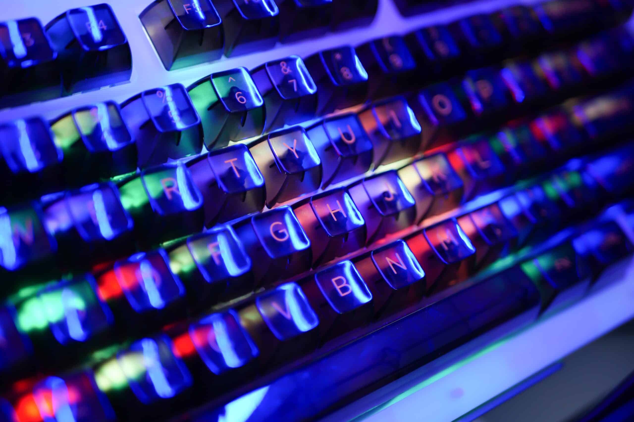 RGB LED keyboard