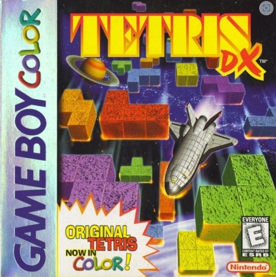 front cover of tetris dx gameboy color game