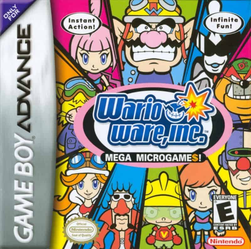 front cover of warioware inc mega microgames