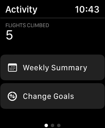 how to change goals on apple watch