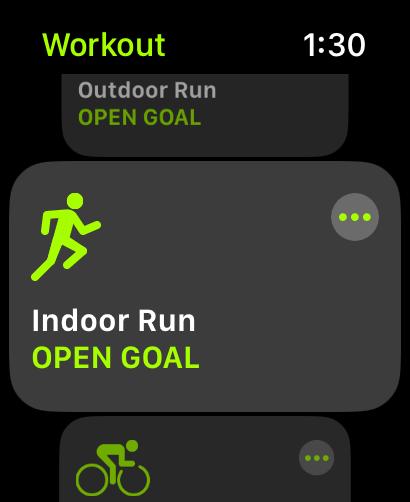 Apple watch indoor online run