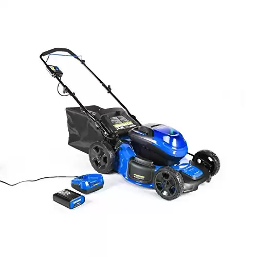 Kobalt 40-Volt Brushless Lithium Ion 20-in Cordless Electric Lawn Mower (Battery Included)