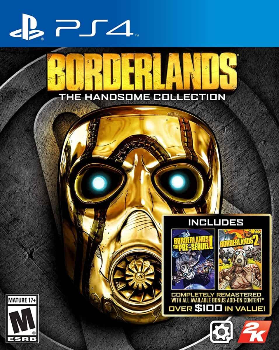 The front cover of Borderlands PlayStation Now games